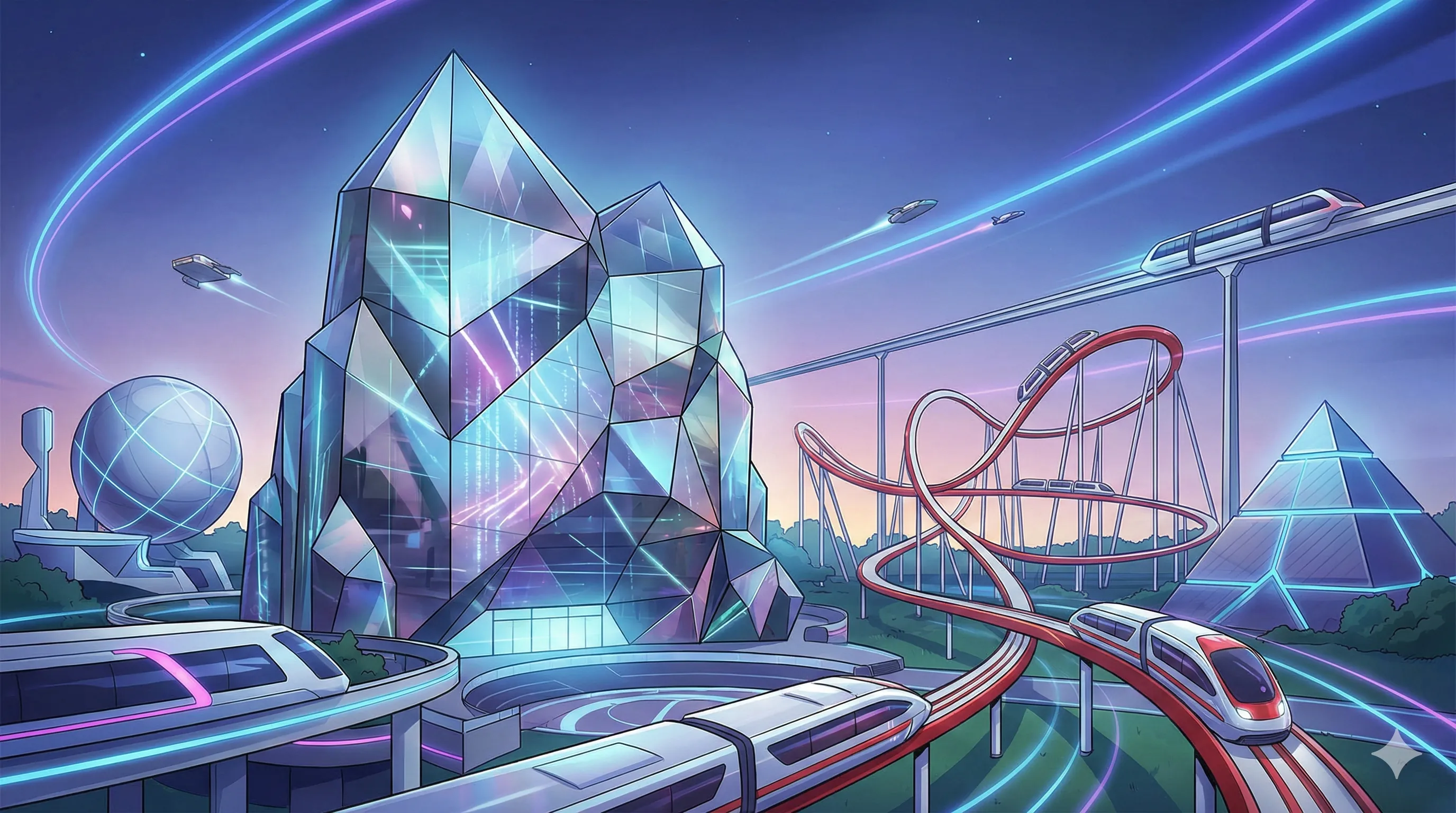 Futuroscope park illustration