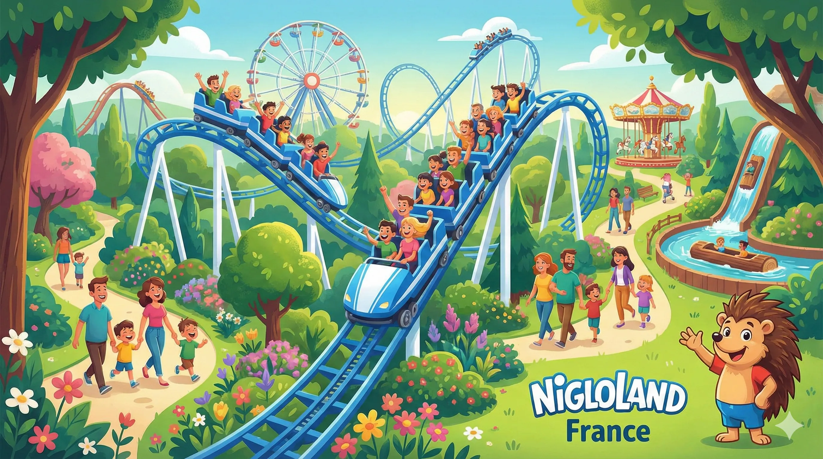 Nigloland park illustration