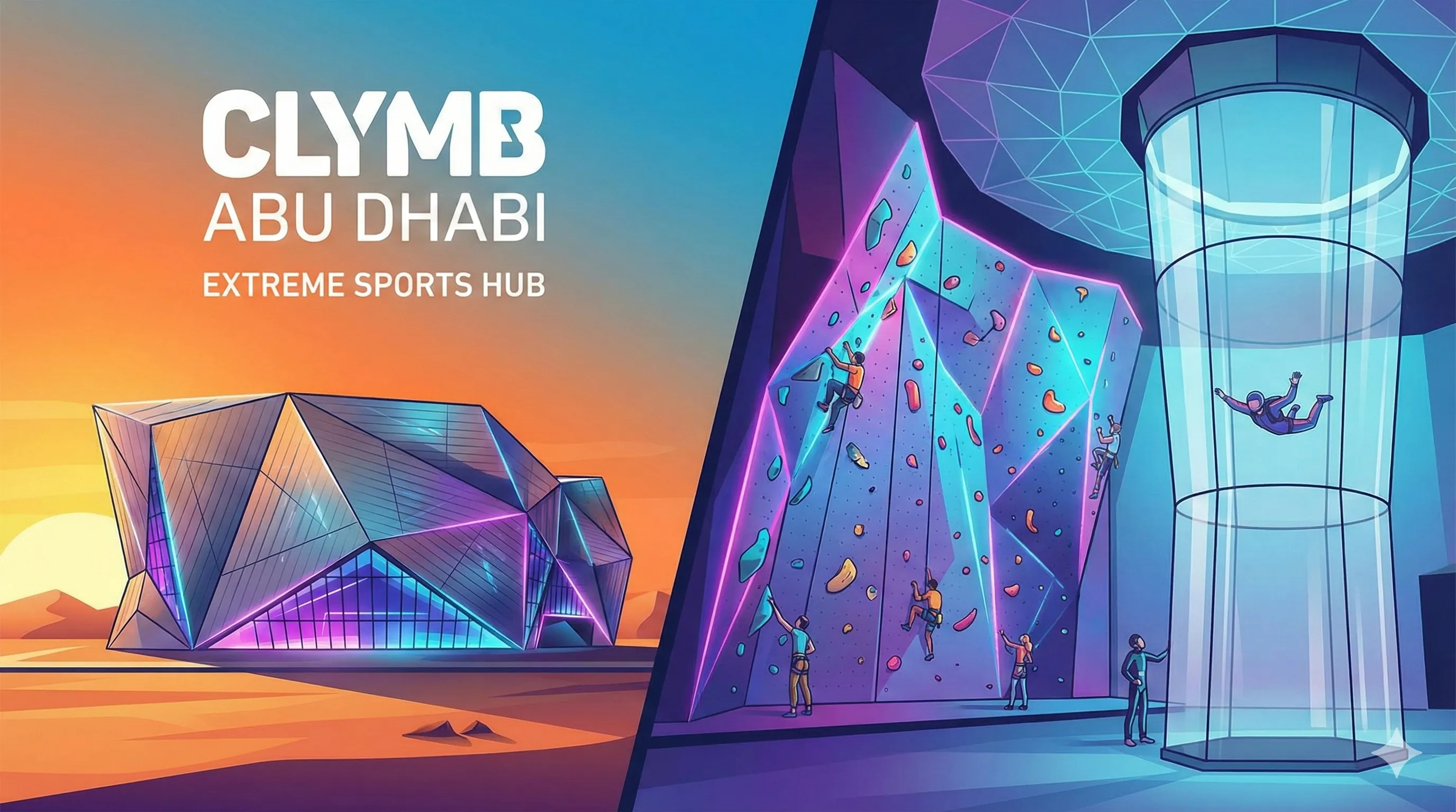 CLYMB Abu Dhabi park overview