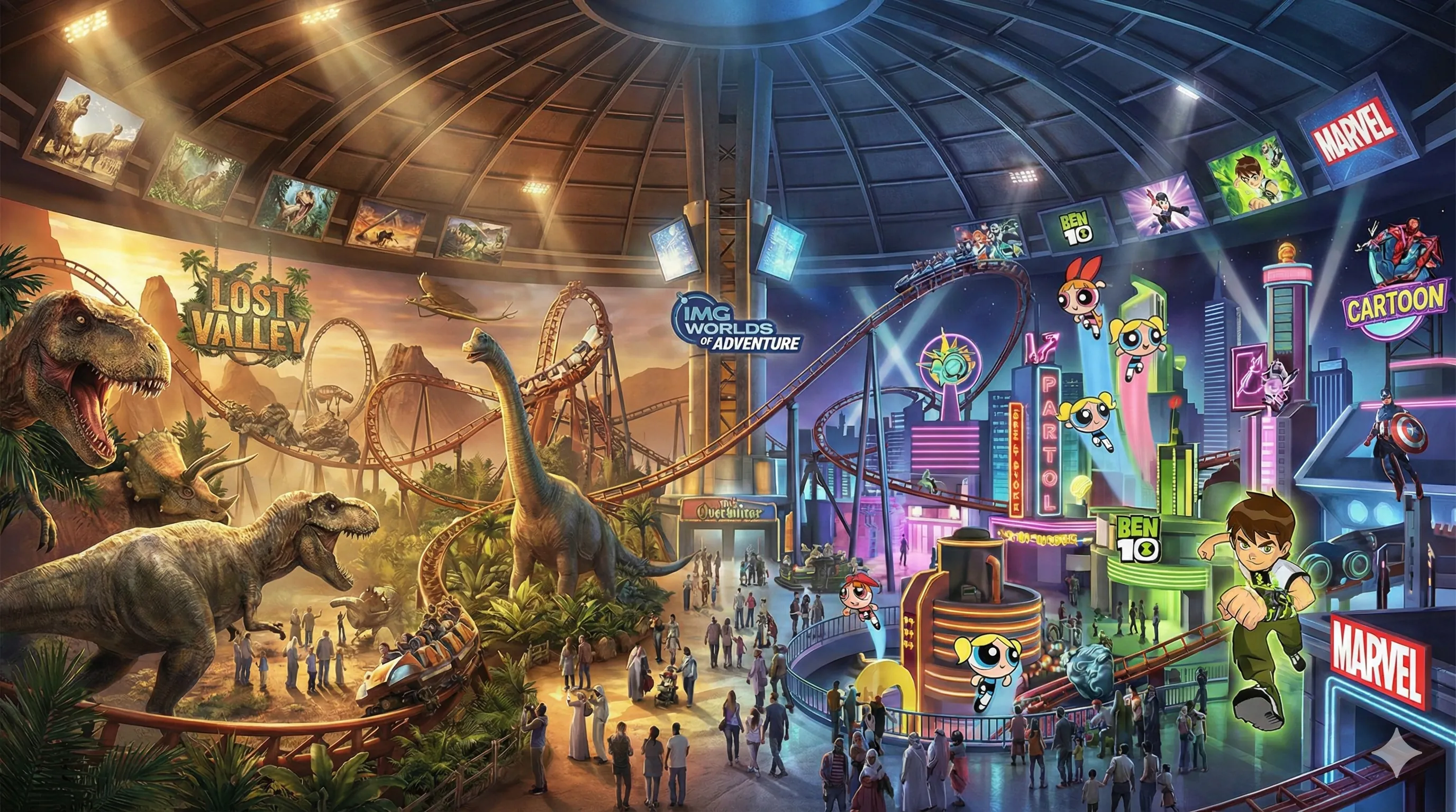 IMG Worlds of Adventure park overview photo