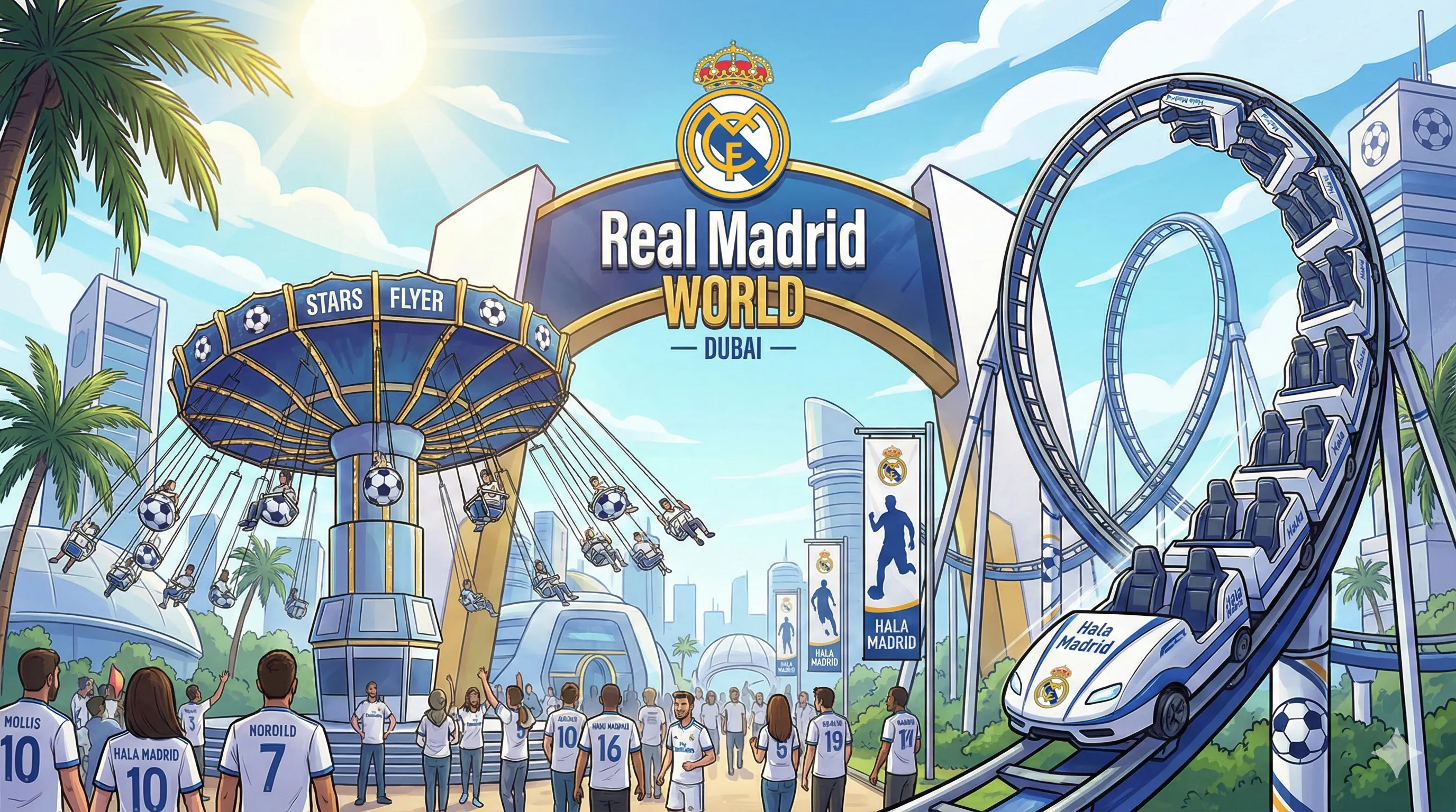 Real Madrid World park overview photo