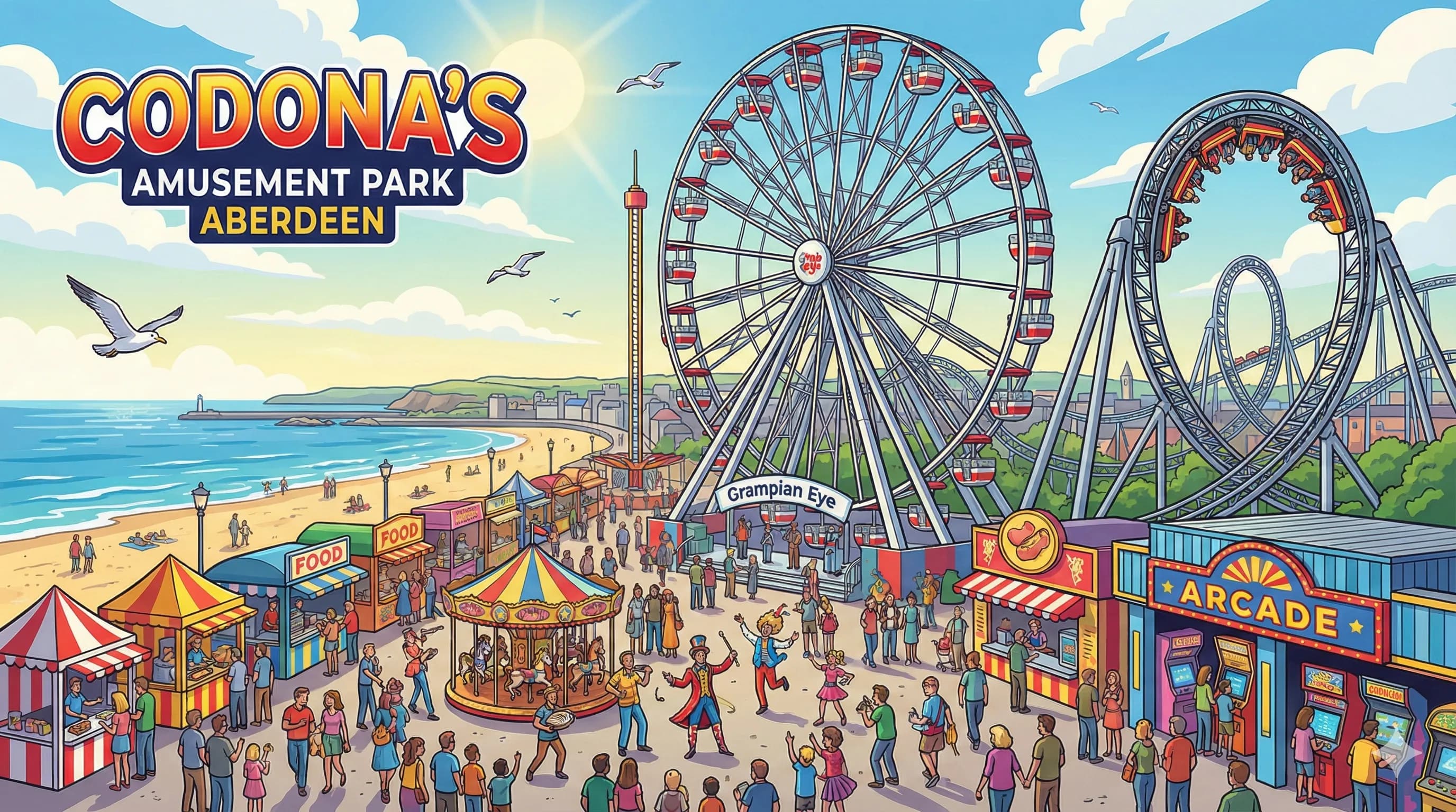 Codona's Amusement Park park overview