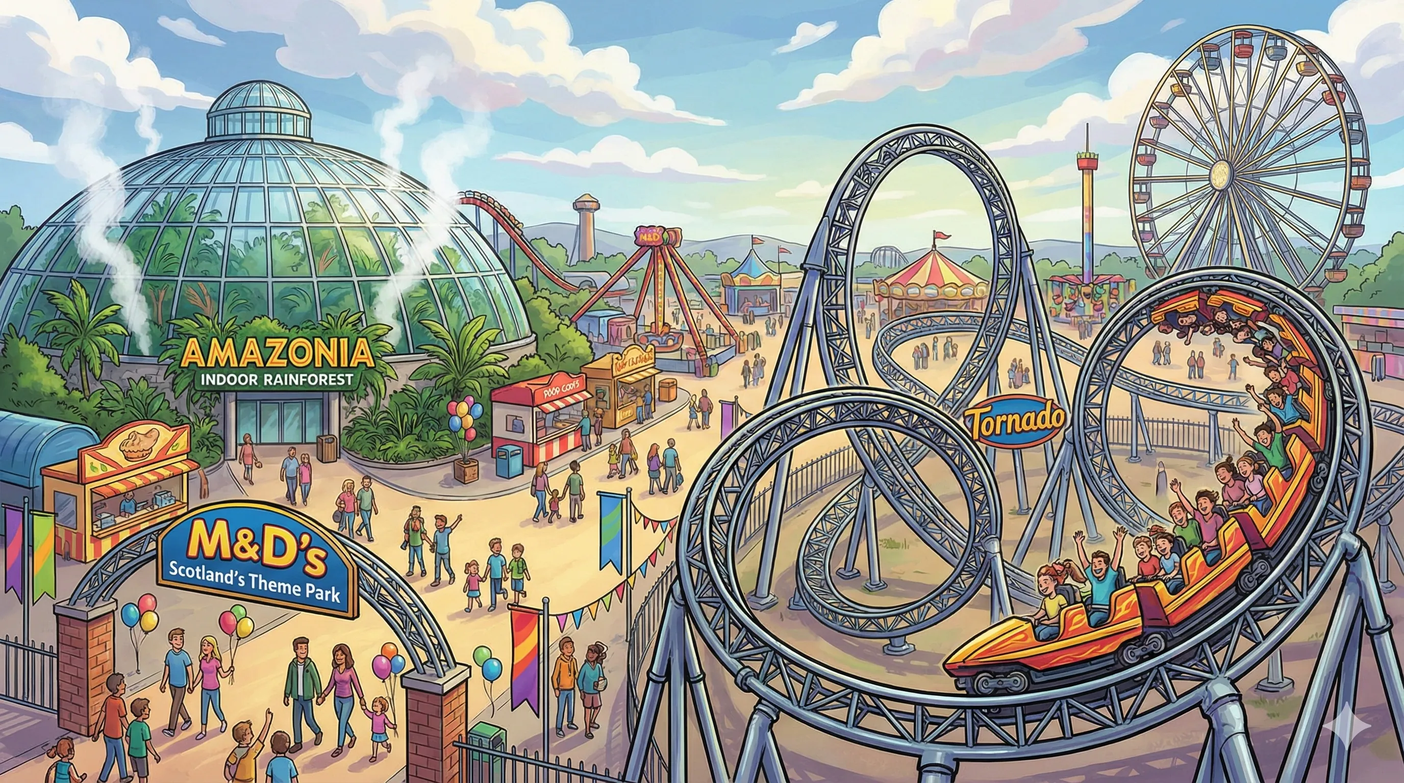 M&D's Scotland's Theme Park park overview