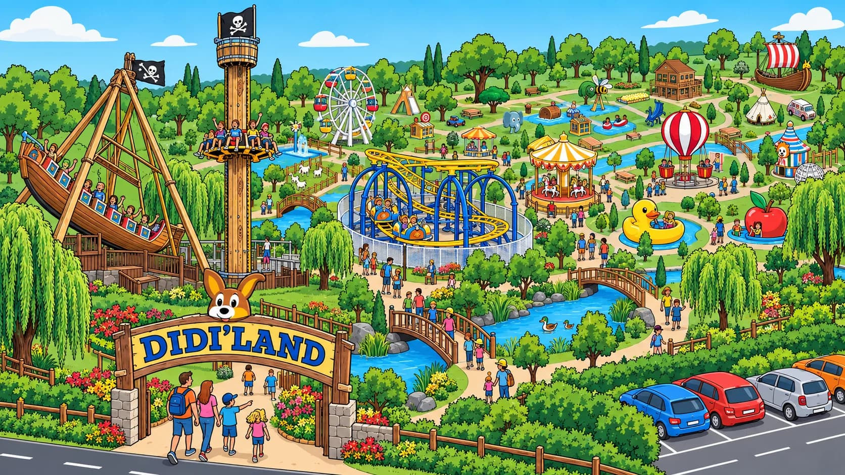 Didi'Land park illustration
