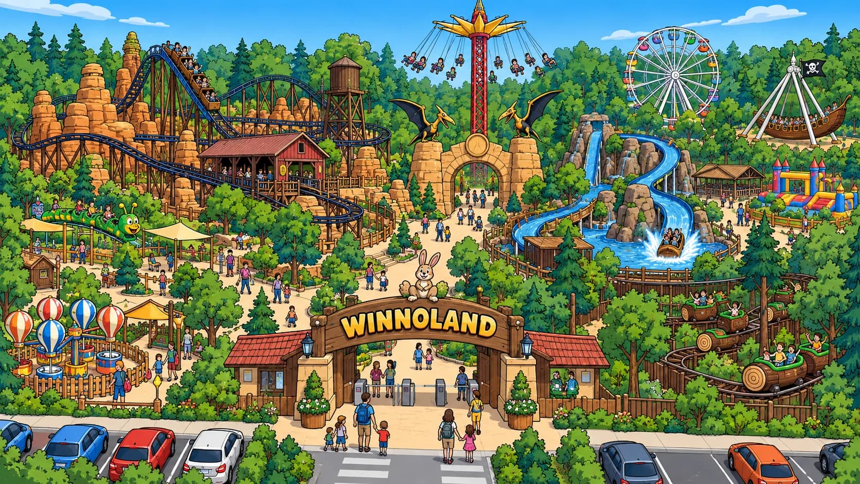 Winnoland park illustration