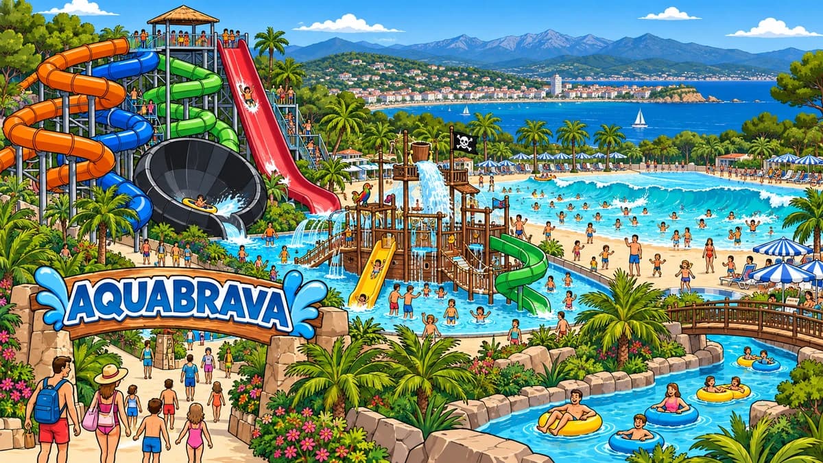 Aquabrava park illustration