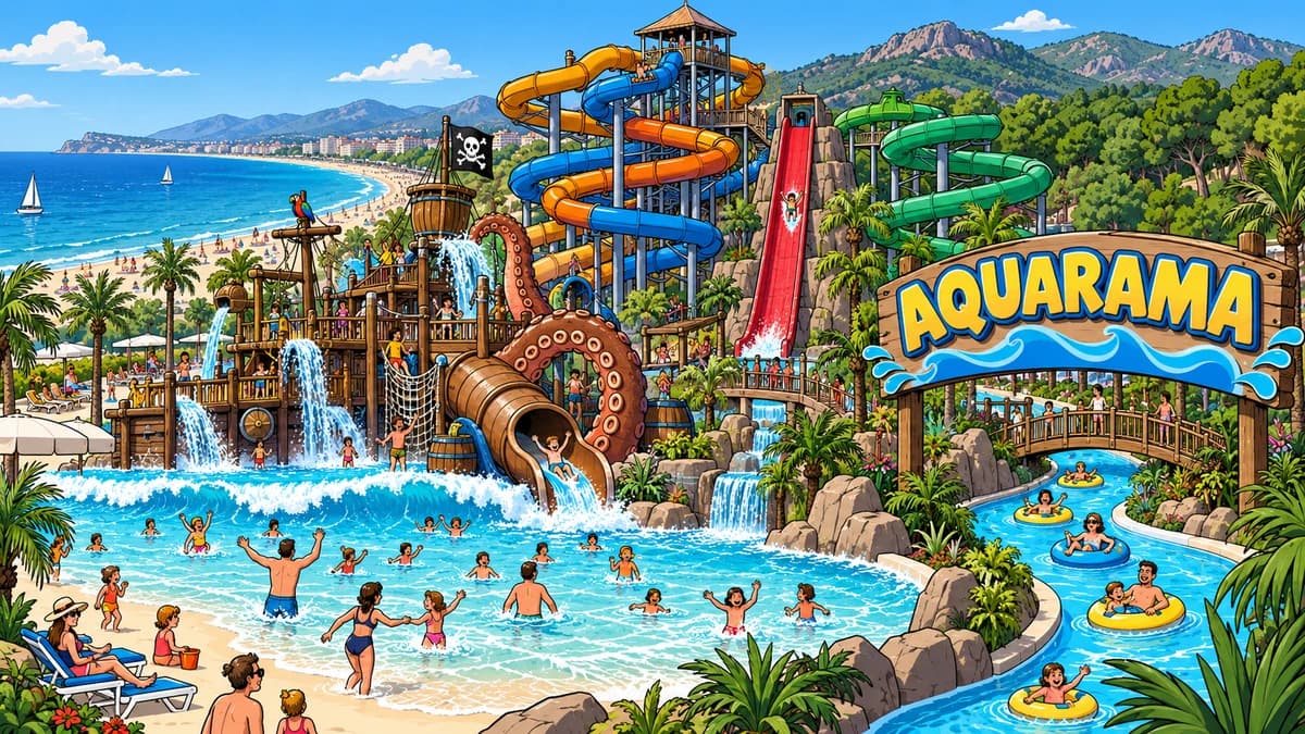 Aquarama park illustration