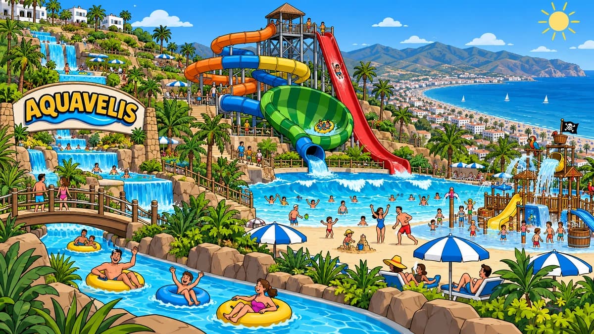 Aquavelis park illustration