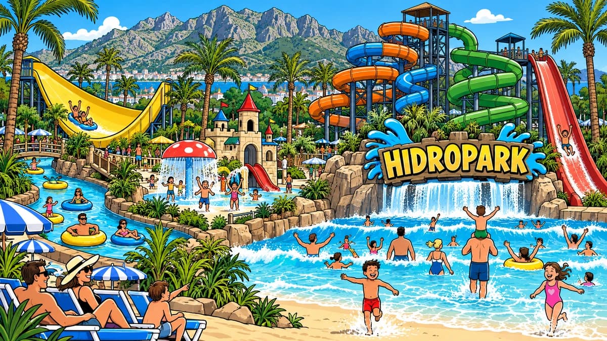 Hidropark park illustration