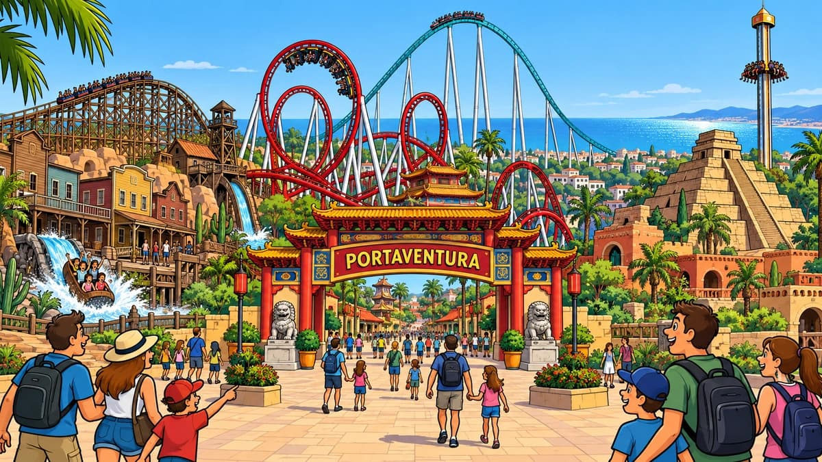 PortAventura Park park illustration