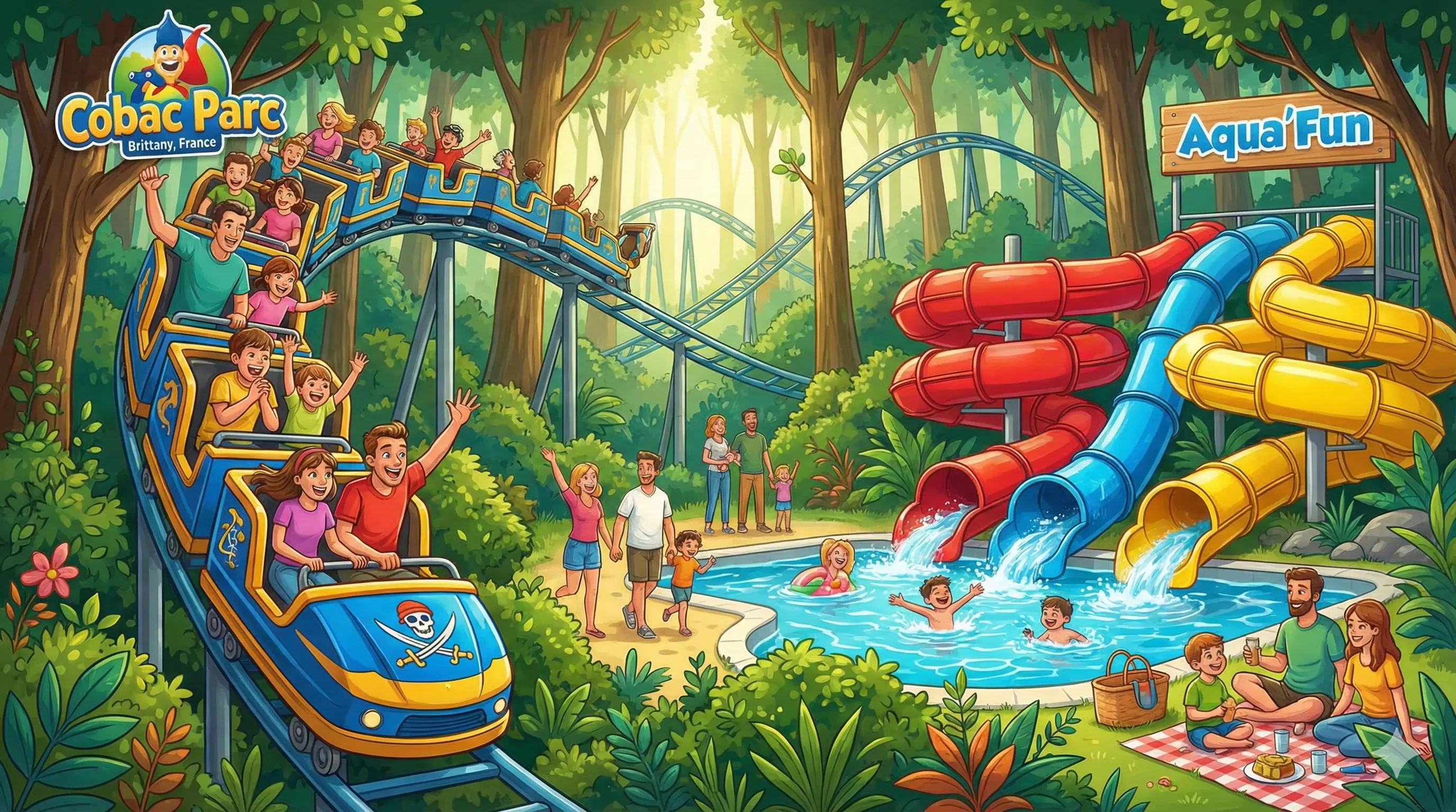 Cobac Parc park illustration