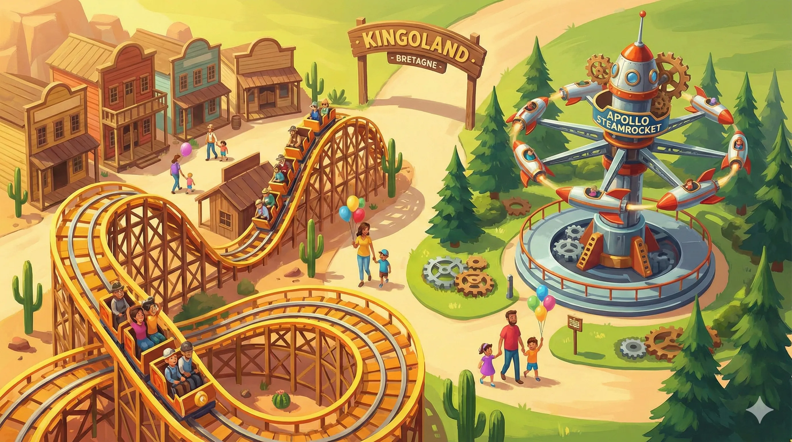 Kingoland park illustration
