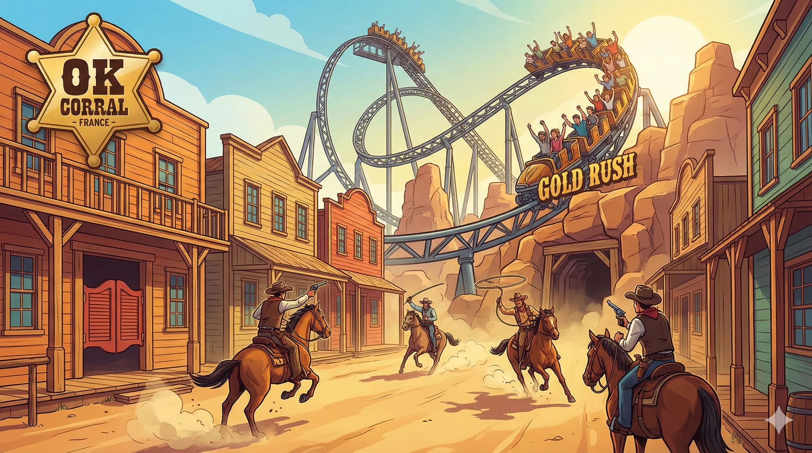 OK Corral park illustration