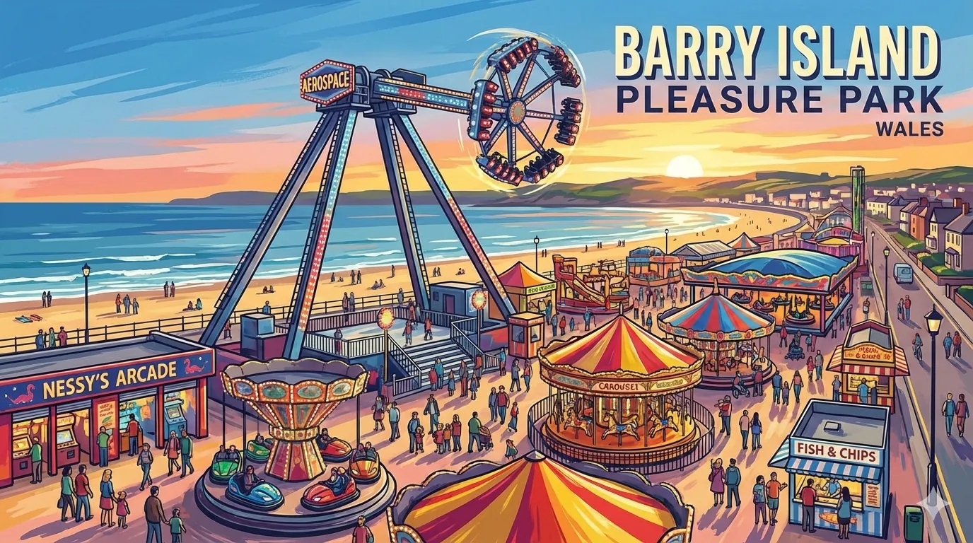 Barry Island Pleasure Park park illustration