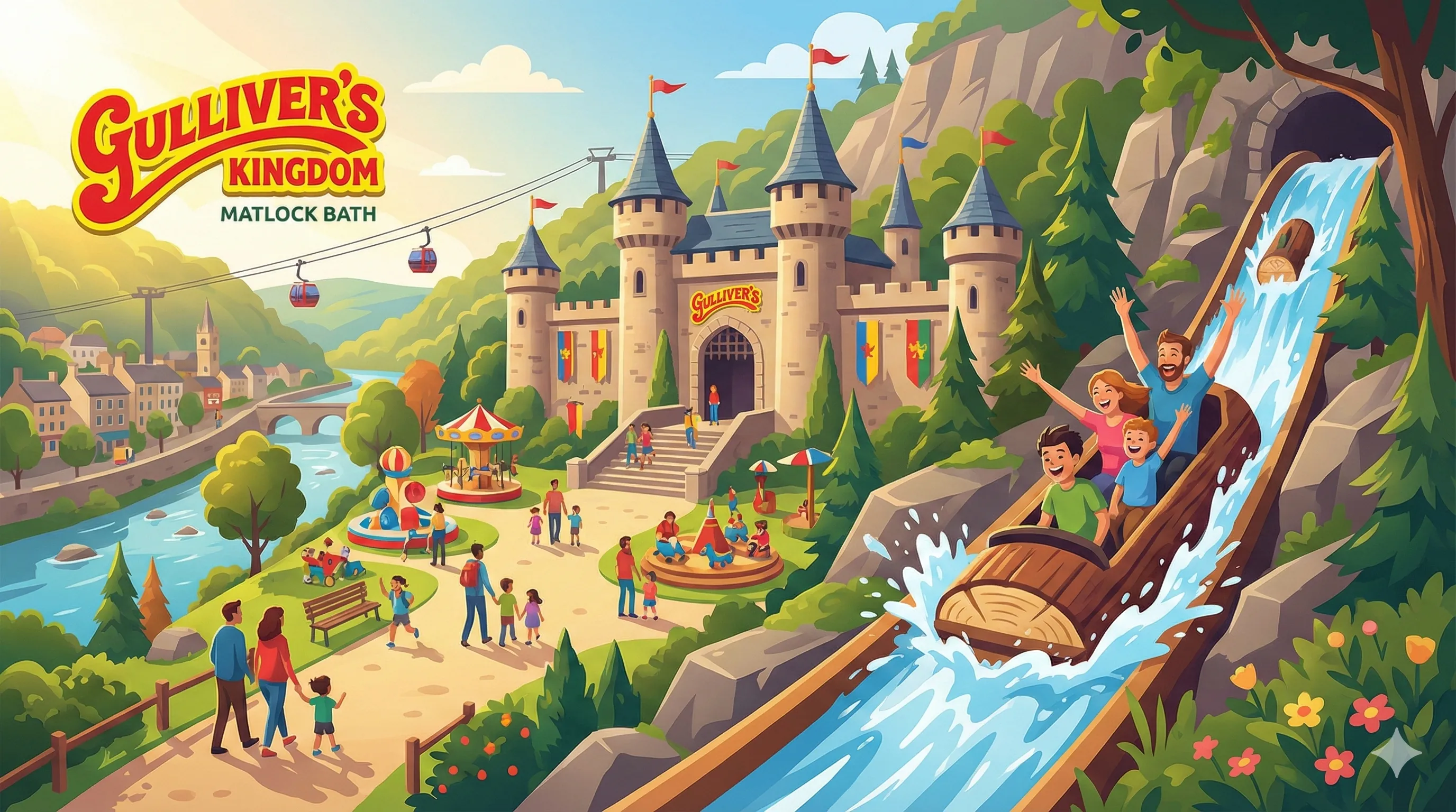 Gulliver's Kingdom park illustration
