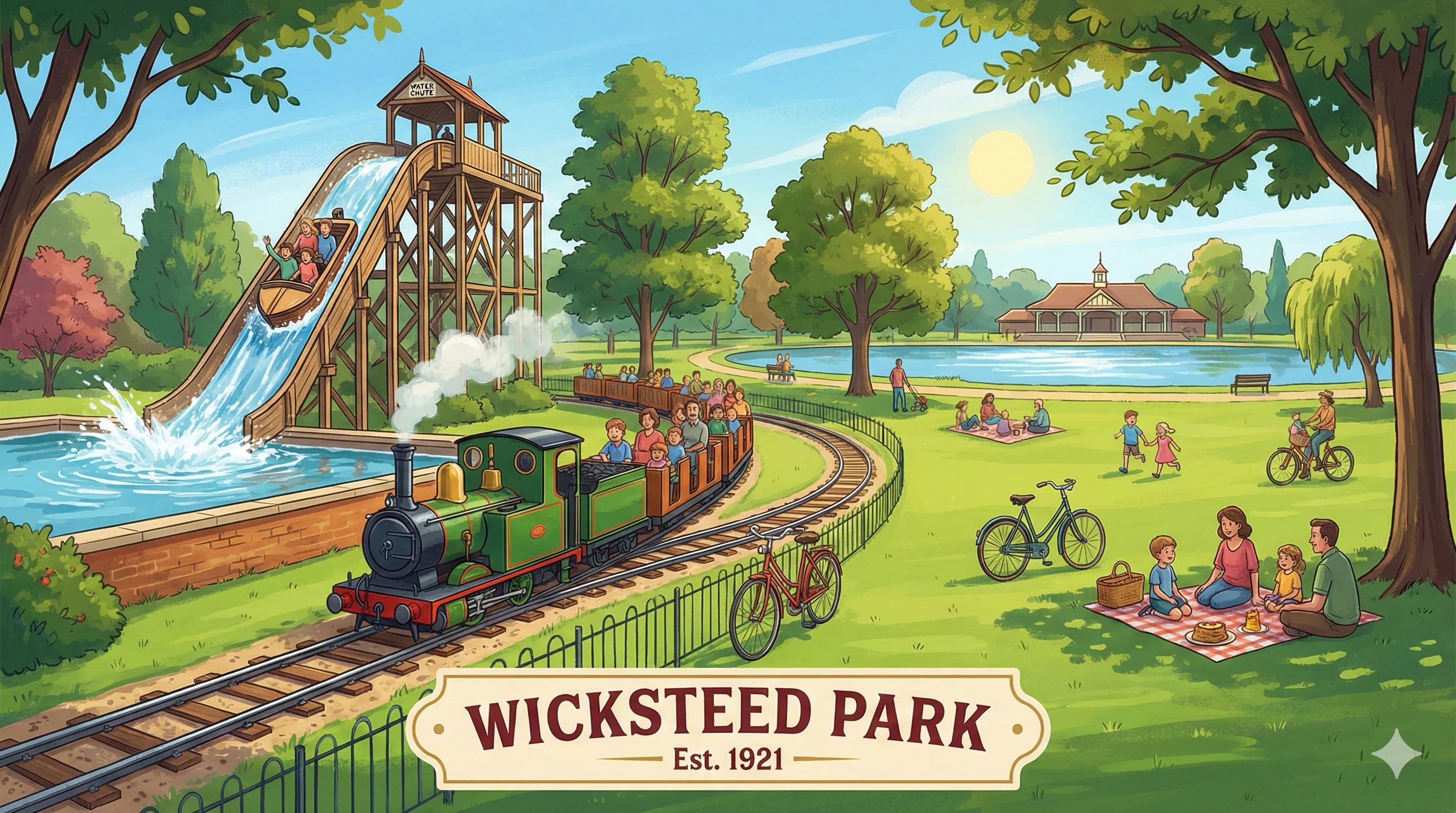 Wicksteed Park park illustration